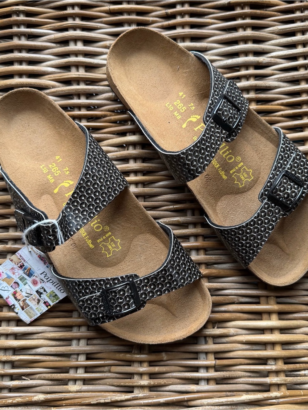 NWT Papillio By Birkenstock Arizona Sandals Women 41 US 10 Slides New Shoes